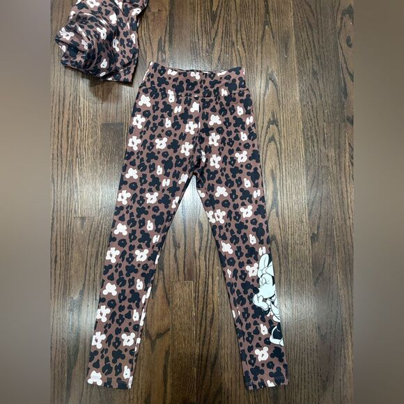 Bundle Zara Minnie Mouse Girls Leggings Brown - Picture 4 of 7